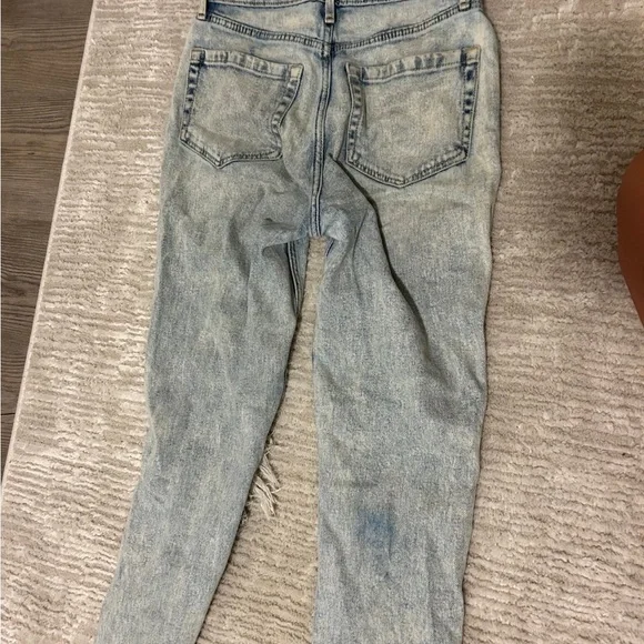 Hollister Light Blue Denim with Brown Patch - Picture 2 of 4